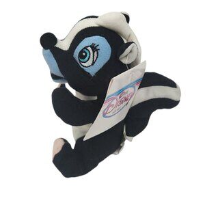 The Disney Store Flower the Skunk Bambi Mini Bean Bag Plush 9" NWT
